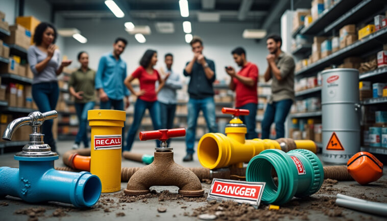 découvrez les détails d'un scandale touchant la plomberie : cinq produits essentiels ont été retirés du marché en urgence pour des raisons de sécurité. informez-vous sur les risques potentiels et les mesures à prendre pour protéger votre santé et celle de votre famille.